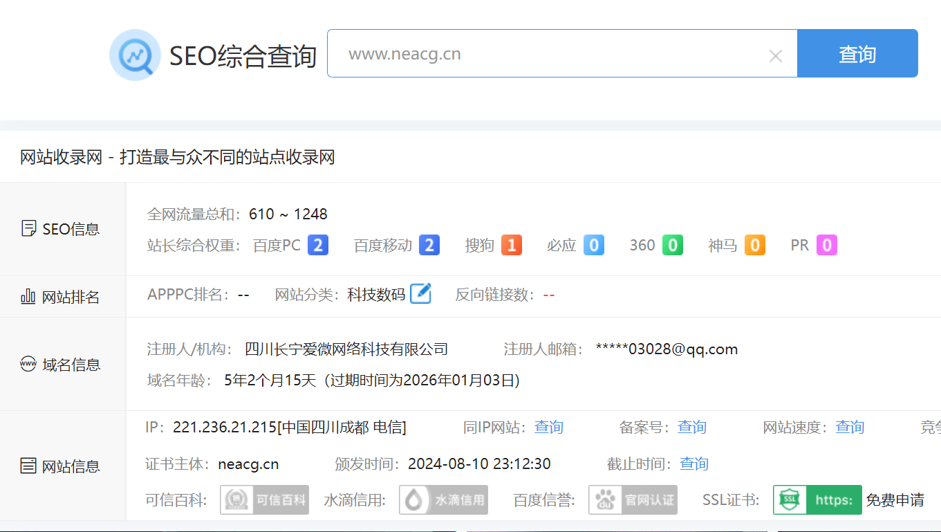 網站收錄網